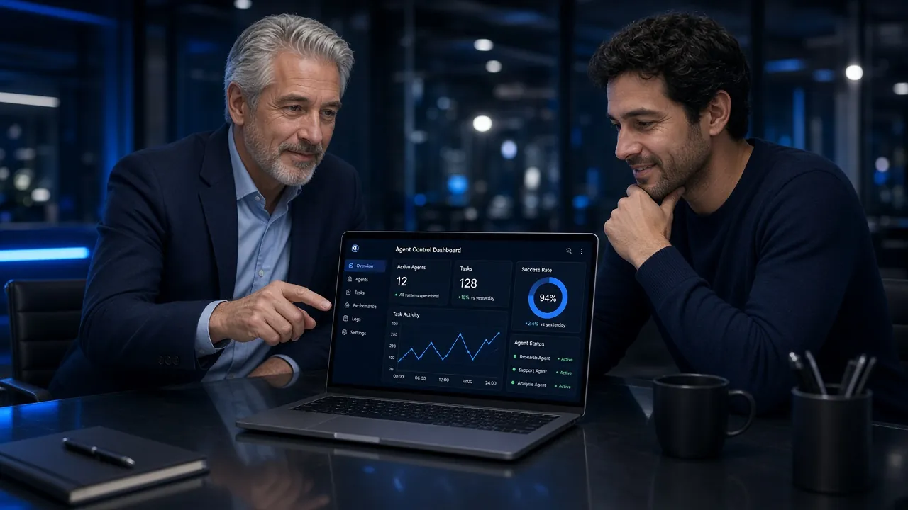 Persönliche Betreuung — Setup und Kontrollzentrum gemeinsam steuern