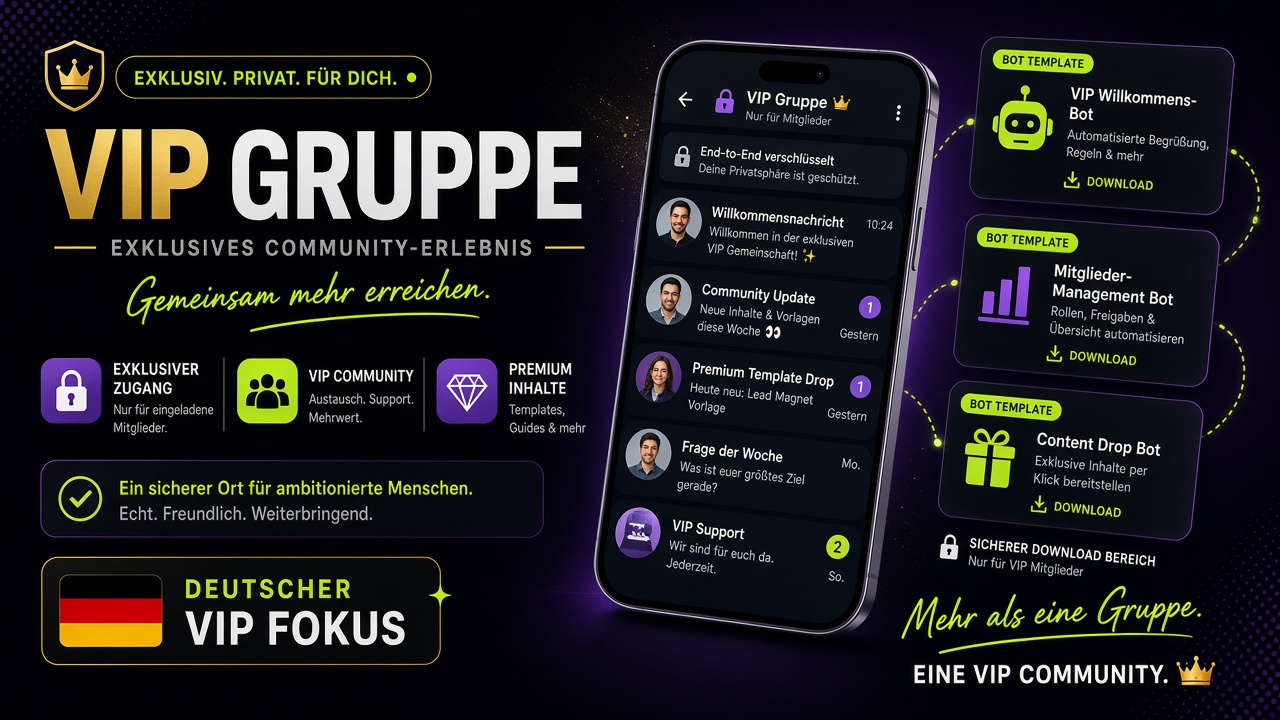 VIP-Telegram — Absolventen-Kreis